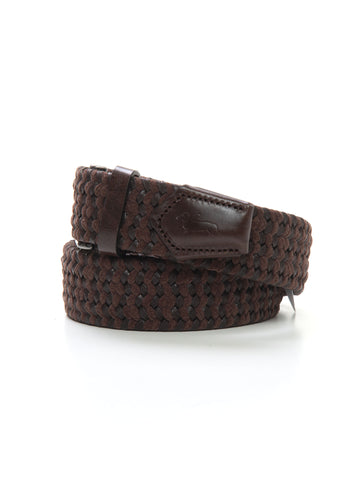 Cintura a treccia Marrone Harmont & Blaine Uomo