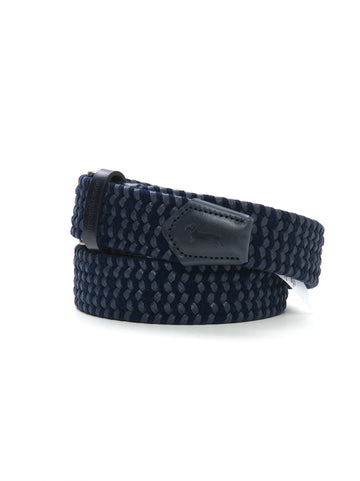 Cintura a treccia Blu Harmont & Blaine Uomo