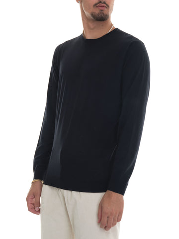 Maglia girocollo Blu Hindustrie Uomo