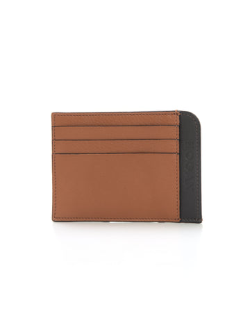 Brown-black credit card holder Hogan Uomo