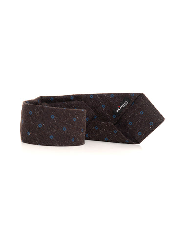 Cravatta Marrone Kiton Uomo