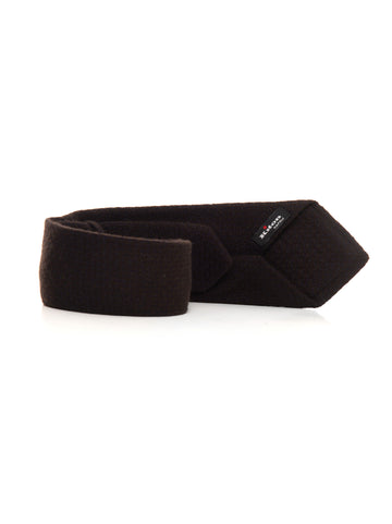 Cravatta Marrone Kiton Uomo