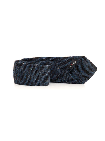 Cravatta Blu Kiton Uomo