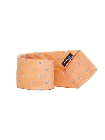 Cravatta in seta Arancio Kiton Uomo