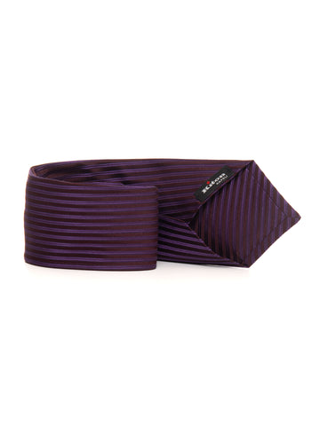 Cravatta in seta Viola Kiton Uomo