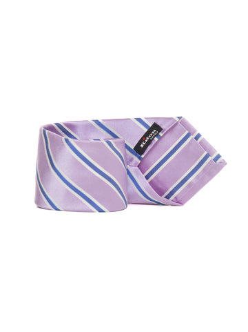 Cravatta in seta Viola Kiton Uomo
