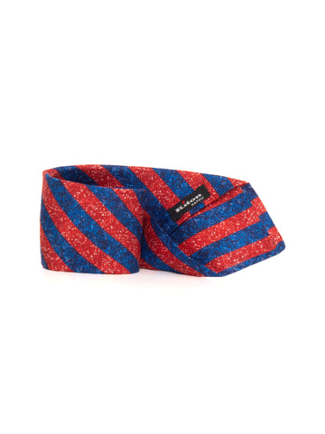 Cravatta in seta Rosso Kiton Uomo