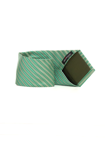 Cravatta in seta Verde Kiton Uomo