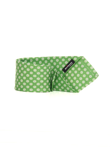Cravatta in seta Verde Kiton Uomo