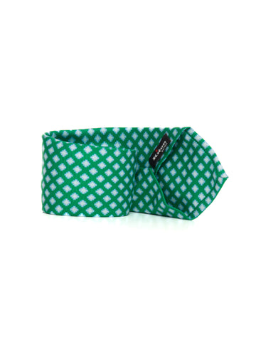 Cravatta in seta Verde Kiton Uomo