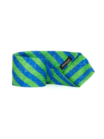 Cravatta in seta Verde Kiton Uomo