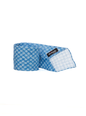 Cravatta Celeste Kiton Uomo
