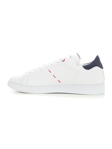Sneakers con lacci Bianco-blu Kiton Uomo