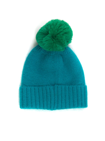 Ribbed hat Green Liu Jo Woman