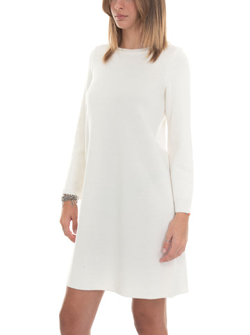 Abito in maglia Bianco Maria Bellentani Donna
