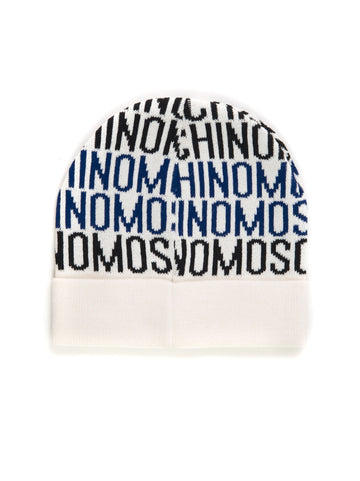 Cappello Bianco-nero Moschino Uomo