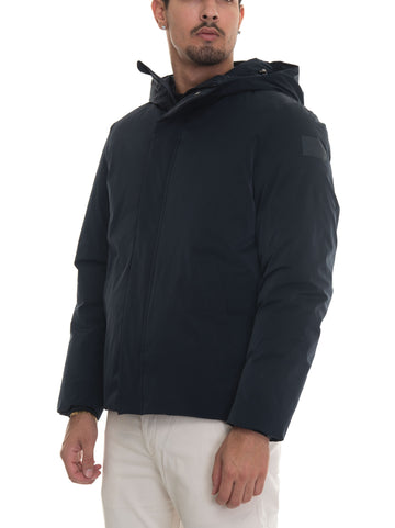 Jacket with hood WILLARD Blu Museum Man