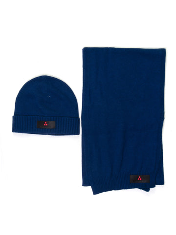 Set Sciarpa e Cappello GIFT PTY Bluette Peuterey Uomo