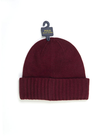 Knitted hat Bordeaux Ralph Lauren Man