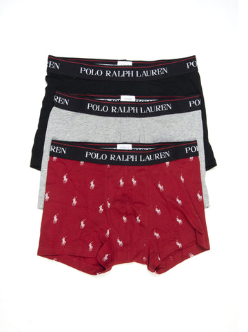 Set 3 Boxer Red-grey Ralph Lauren Man