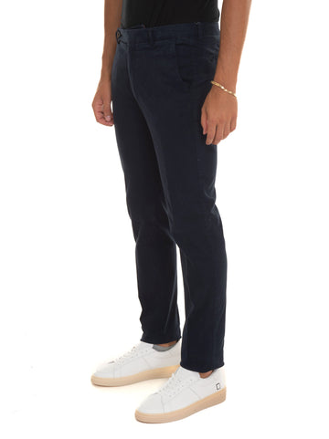 Pantalone modello chino Blu Berwich Uomo