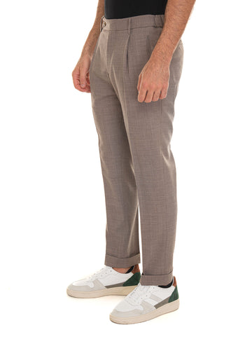 Pantalone modello chino  RETROELAX Marroncino Berwich Uomo