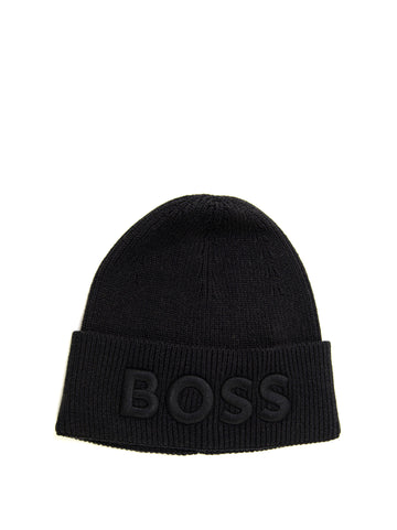 Cappello a coste AFOX Nero BOSS Uomo