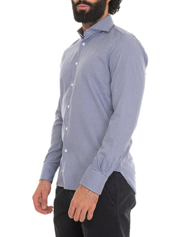 Camicia casual Blu Carrel Uomo