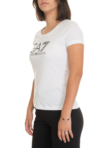 T-shirt Bianco EA7 Donna