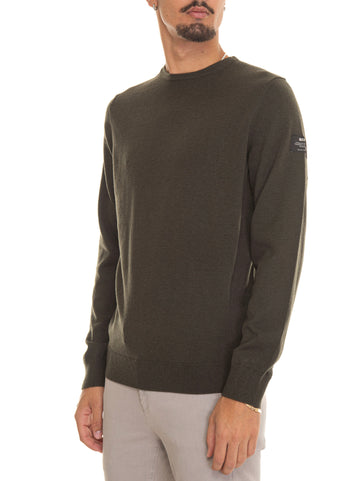 GAKNBAYON crew neck sweater Dark green Ecoalf Men