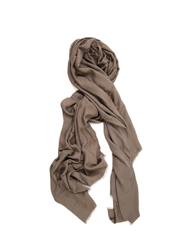 Sciarpa pashmina Taupe Emporio Armani Uomo