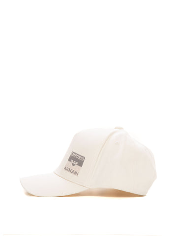 Cappello con visiera Bianco Emporio Armani Uomo