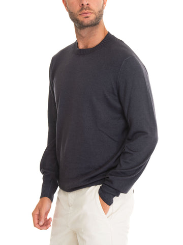 Maglia girocollo Nero Fay Uomo