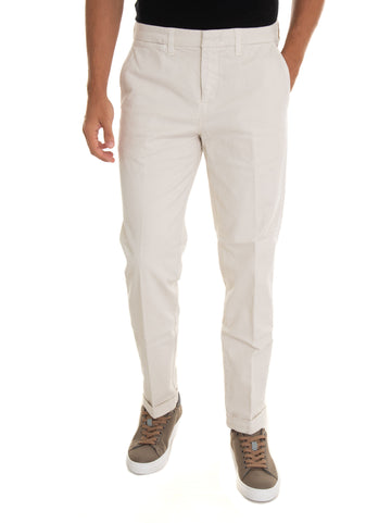 Pantalone modello chino Latte Fay Uomo