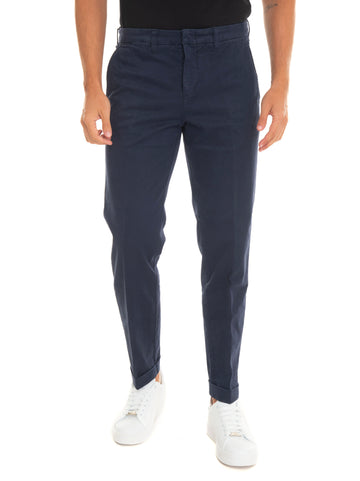 Pantalone modello chino Blu Fay Uomo