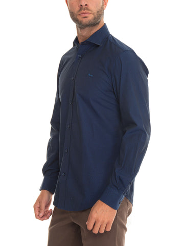 Camicia casual Blu Harmont & Blaine Uomo