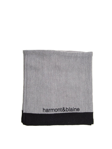 Sciarpa double-face Grigio-nero Harmont & Blaine Uomo