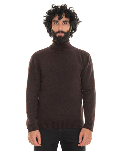 Pullover collo alto Marrone Hindustrie Uomo