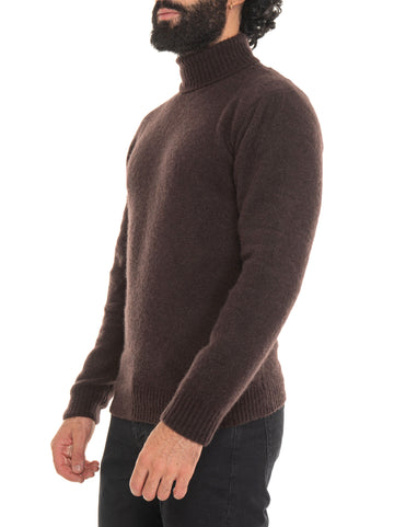 Pullover collo alto Marrone Hindustrie Uomo