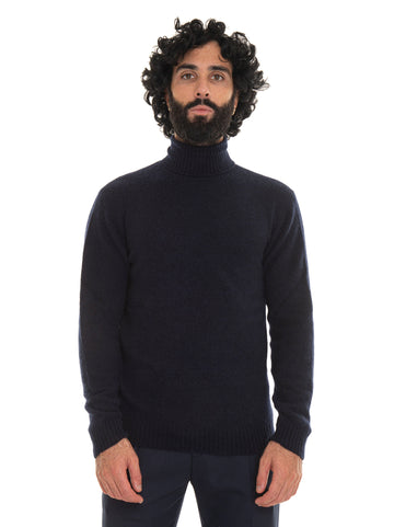 Pullover collo alto Blu Hindustrie Uomo