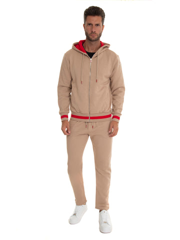 Tuta sportiva Beige Kiton Uomo