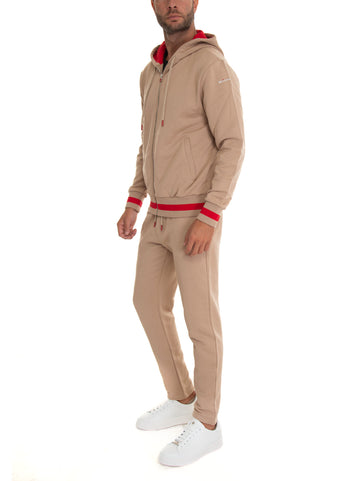 Tuta sportiva Beige Kiton Uomo