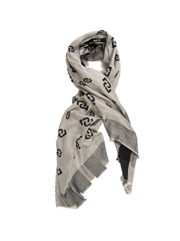 Liu Jo Woman's Grey-black Scarf