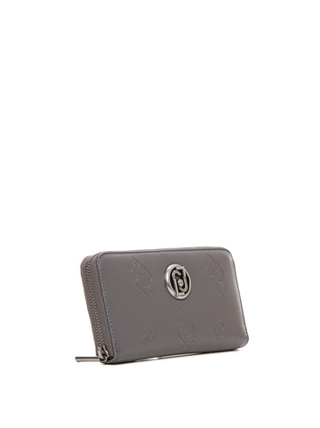 Portafoglio zip around Grigio Liu Jo Donna
