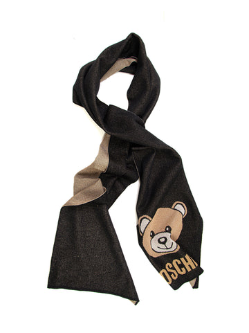 Scarf Black Moschino Woman