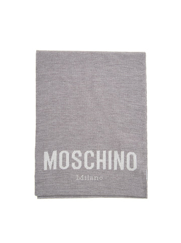 Sciarpa Grigio Moschino Donna