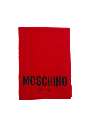 Sciarpa Rosso Moschino Donna