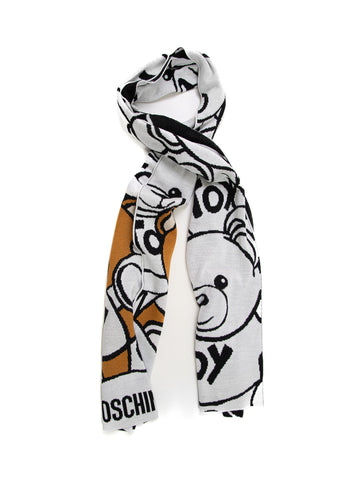 Sciarpa Bianco Moschino Donna