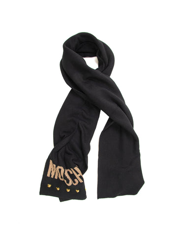 Scarf Black Moschino Woman