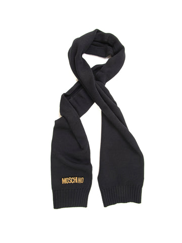 Scarf Black Moschino Woman